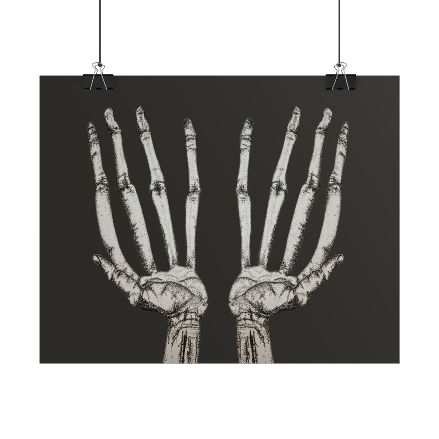 Spooky Hands Rolled Poster