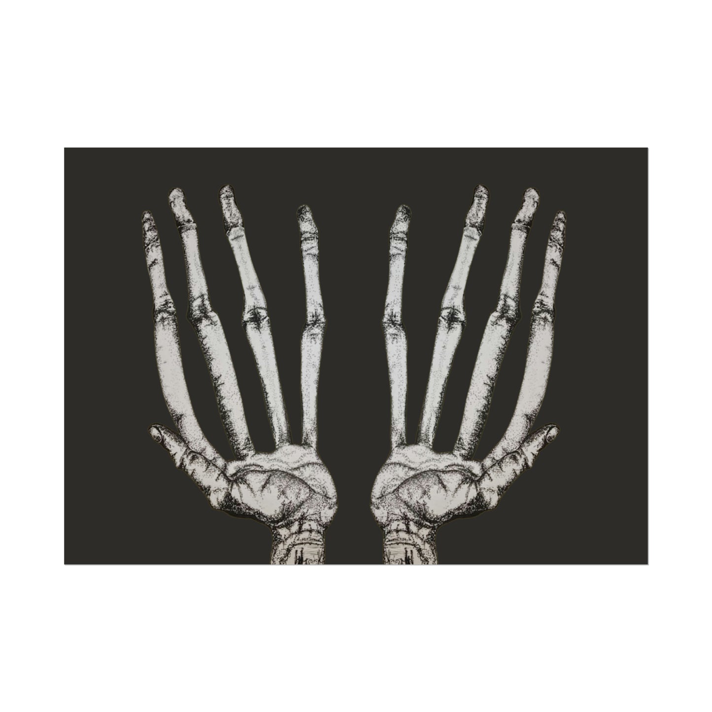 Spooky Hands Rolled Poster