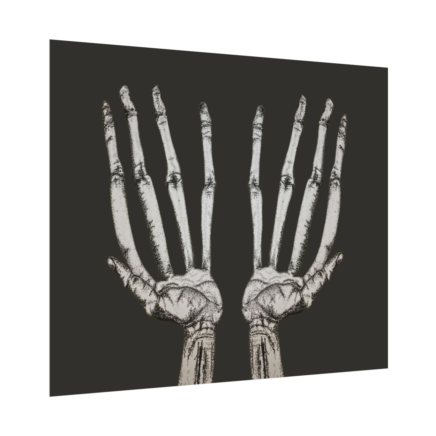 Spooky Hands Rolled Poster