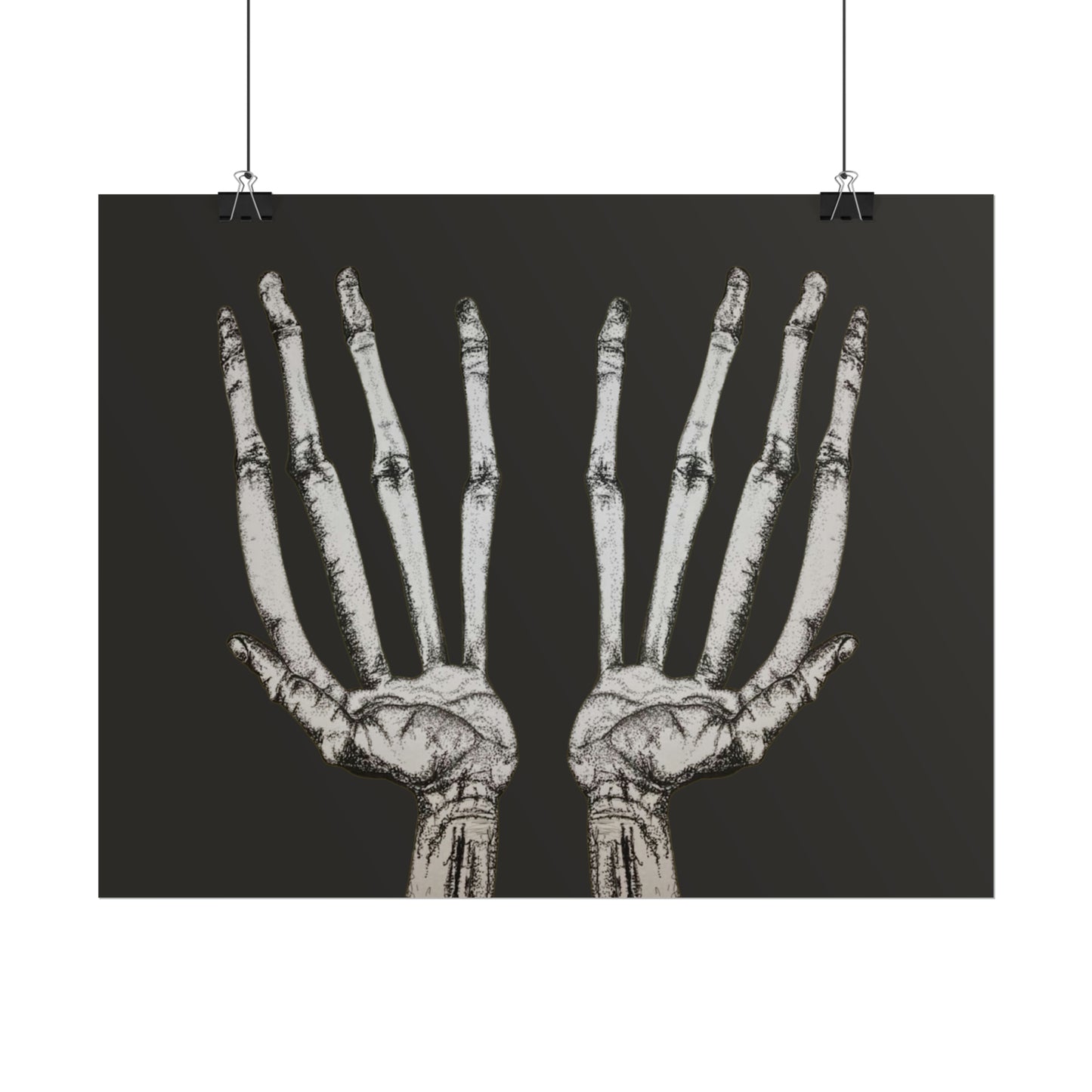 Spooky Hands Rolled Poster