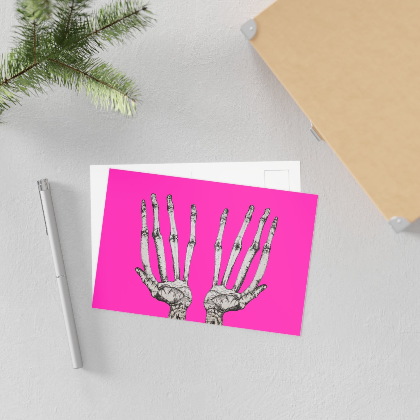 Spooky Hands Postcard