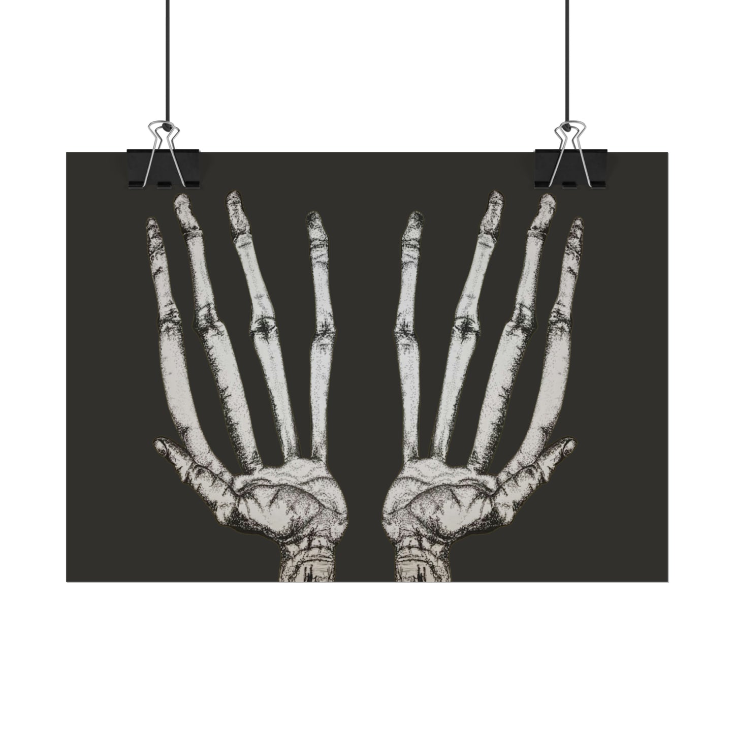 Spooky Hands Rolled Poster