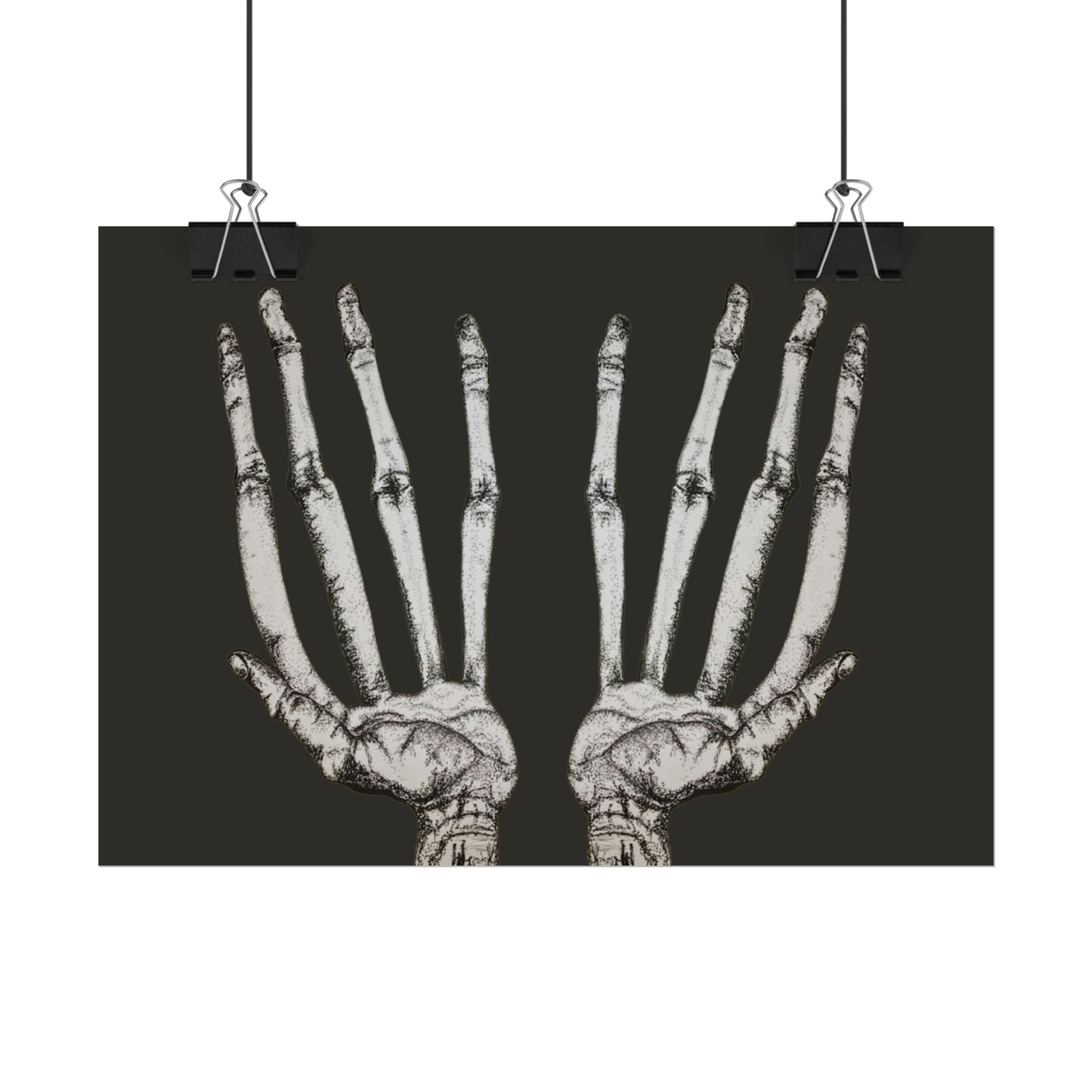 Spooky Hands Rolled Poster