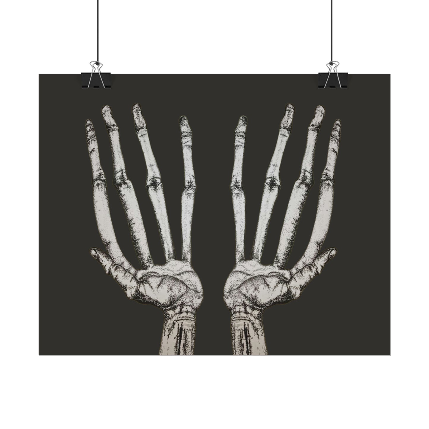 Spooky Hands Rolled Poster