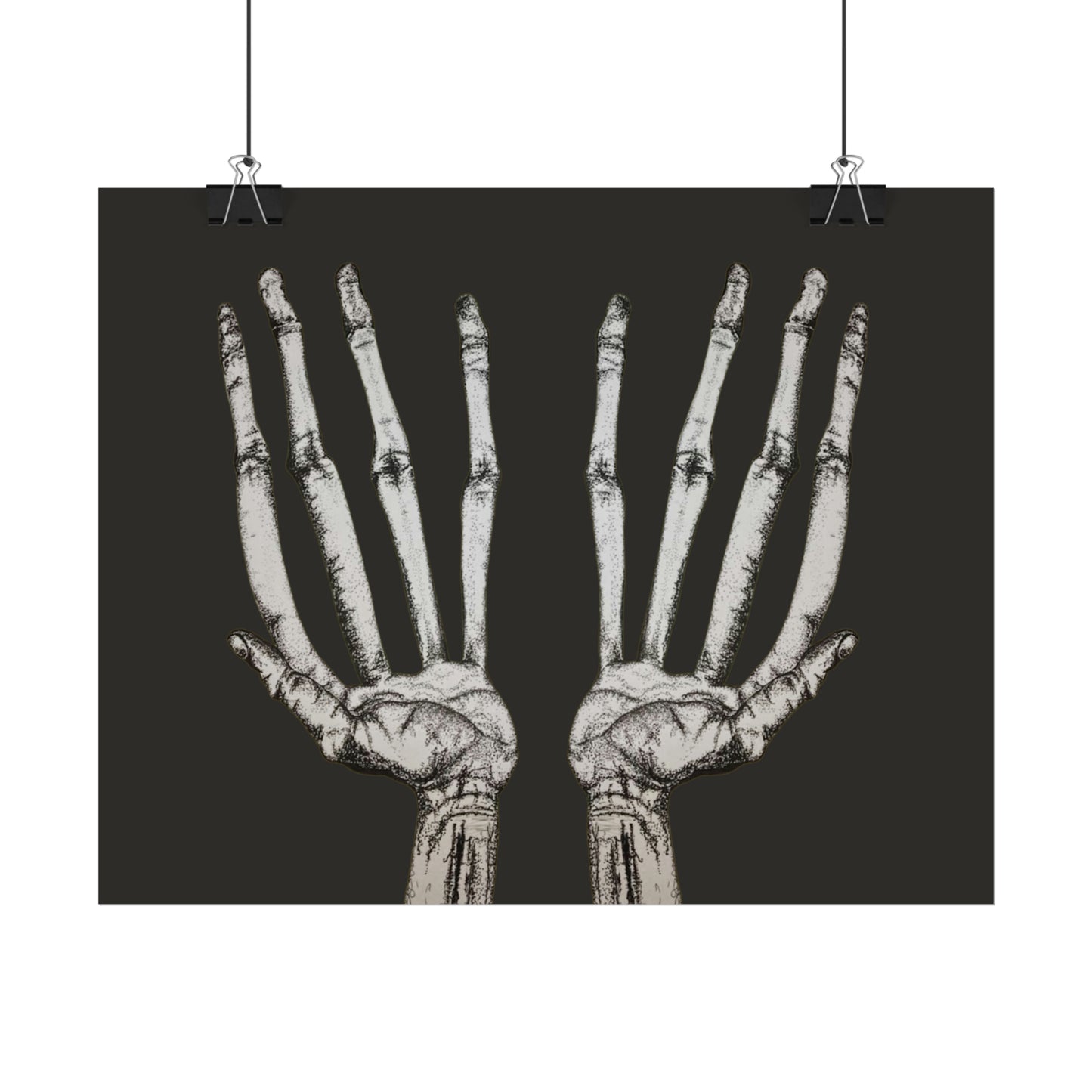 Spooky Hands Rolled Poster