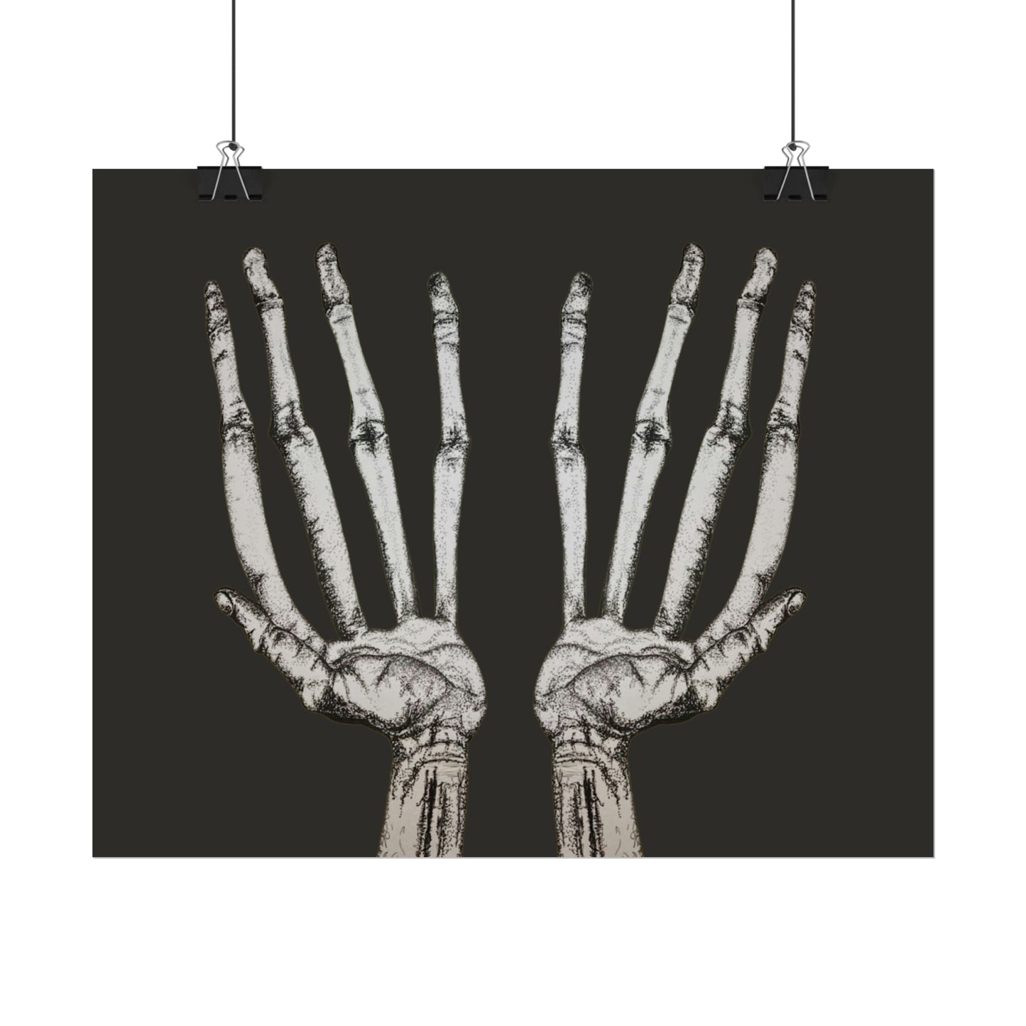 Spooky Hands Rolled Poster