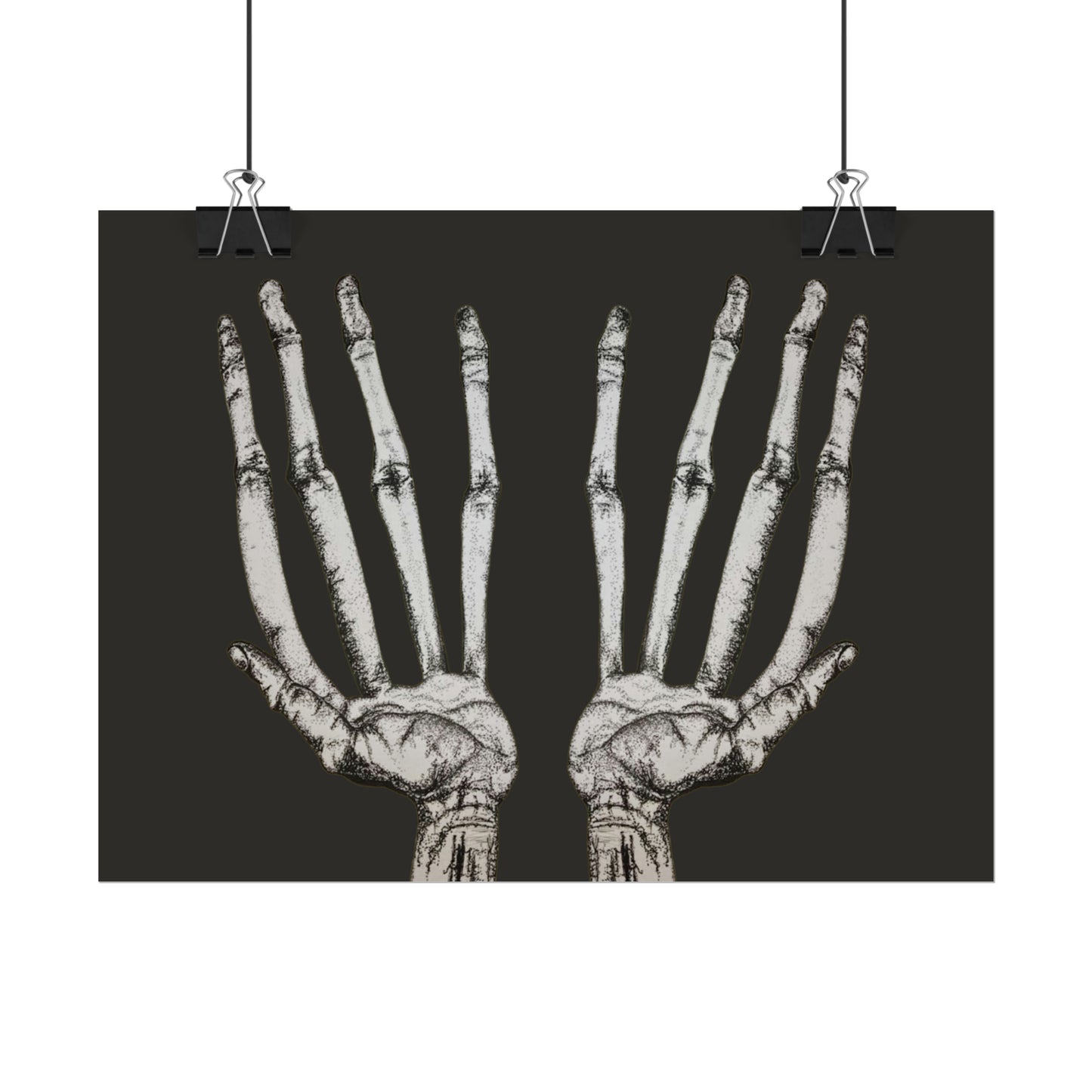 Spooky Hands Rolled Poster