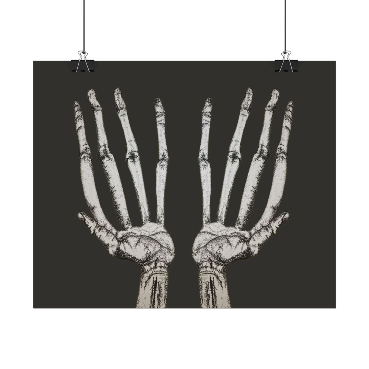 Spooky Hands Rolled Poster