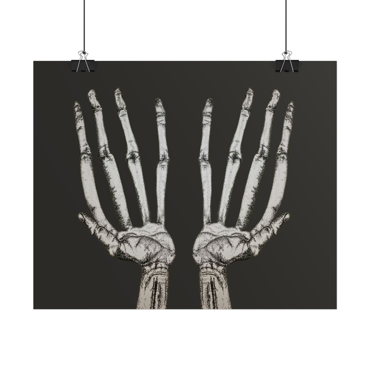 Spooky Hands Rolled Poster