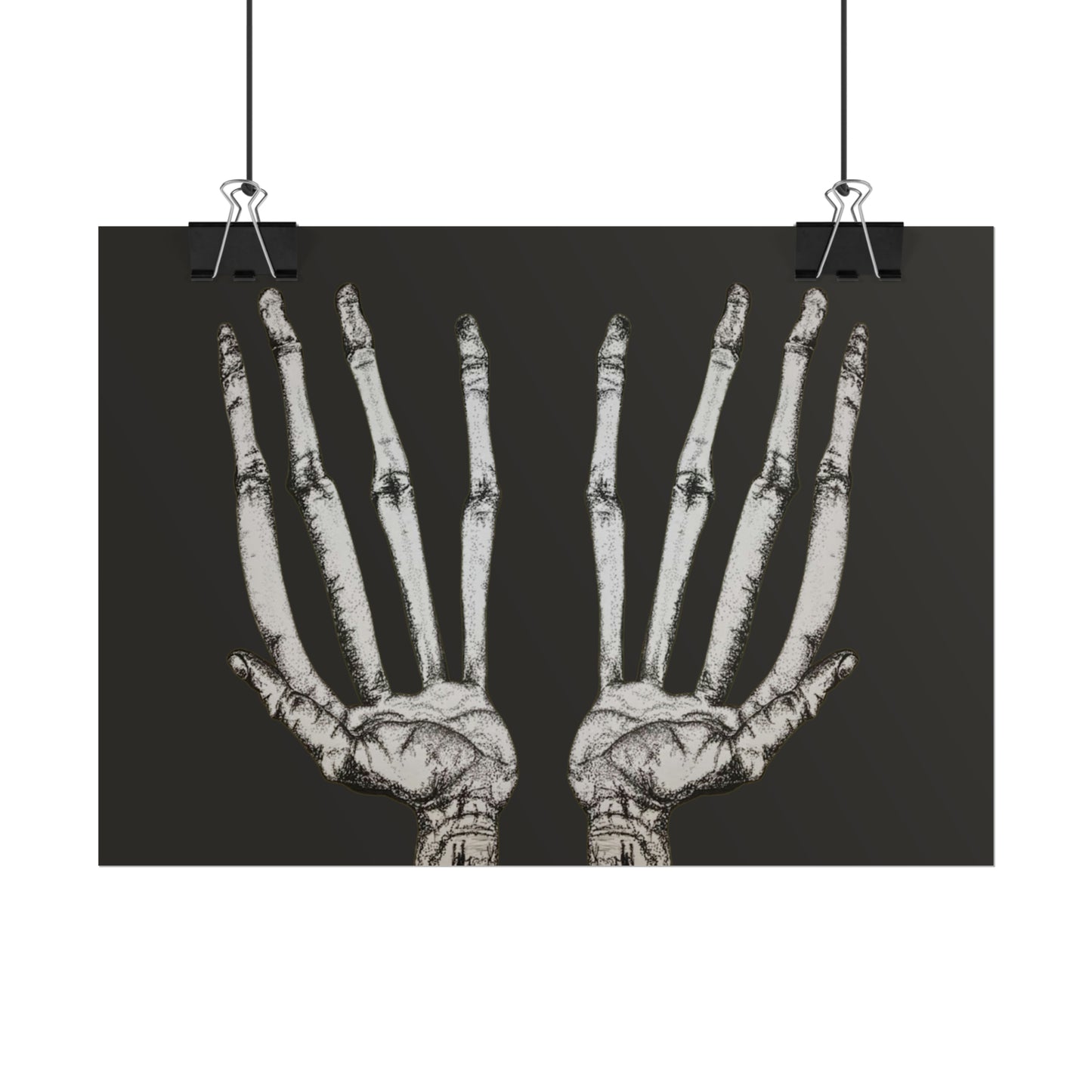 Spooky Hands Rolled Poster